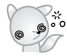 The Little White Fox sticker #11954238