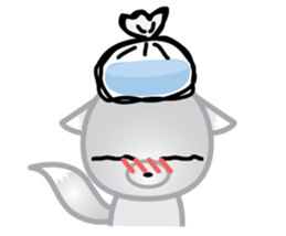 The Little White Fox sticker #11954240