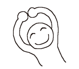 Whitish human 2 sticker #11954299