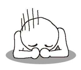 Whitish human 2 sticker #11954307