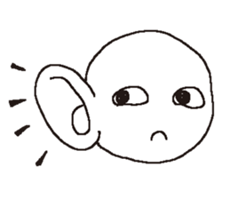 Whitish human 2 sticker #11954322