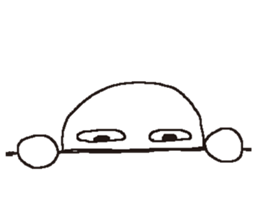 Whitish human 2 sticker #11954325