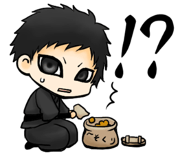 Apprentice ninja boy sticker #11954547