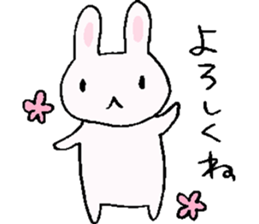 "USA-SAN" rabbit sticker #11954607