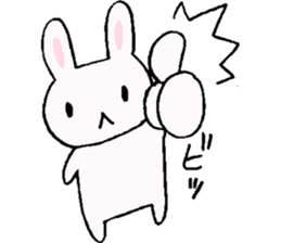 "USA-SAN" rabbit sticker #11954617