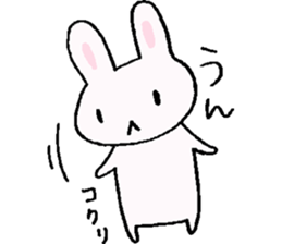 "USA-SAN" rabbit sticker #11954627