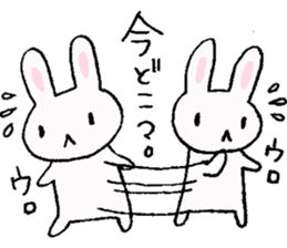 "USA-SAN" rabbit sticker #11954628