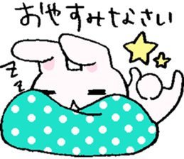 "USA-SAN" rabbit sticker #11954629
