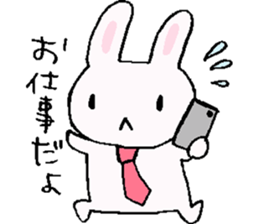 "USA-SAN" rabbit sticker #11954631