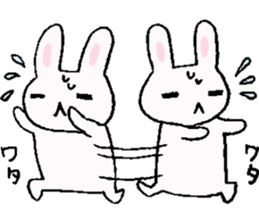 "USA-SAN" rabbit sticker #11954633