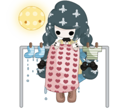 SEAL in Pattern Hamlet sticker #11954699