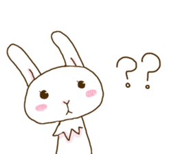 rabbit of an idon fan 2 sticker #11955349