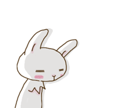 rabbit of an idon fan 2 sticker #11955352