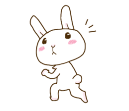 rabbit of an idon fan 2 sticker #11955358