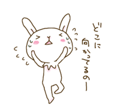 rabbit of an idon fan 2 sticker #11955364