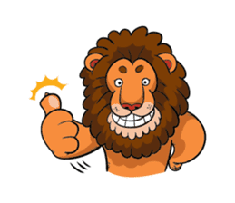 Gonyama the Lion sticker #11956710