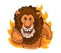 Gonyama the Lion sticker #11956720