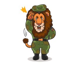 Gonyama the Lion sticker #11956741
