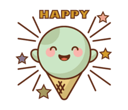 Chibi Ice Cream Friends sticker #11956752