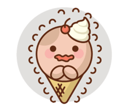 Chibi Ice Cream Friends sticker #11956761