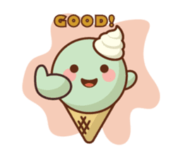 Chibi Ice Cream Friends sticker #11956763