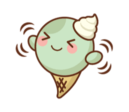 Chibi Ice Cream Friends sticker #11956766