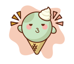 Chibi Ice Cream Friends sticker #11956769