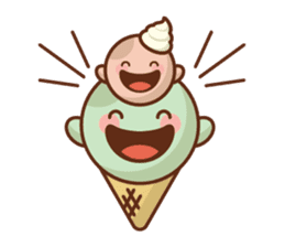 Chibi Ice Cream Friends sticker #11956771