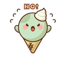 Chibi Ice Cream Friends sticker #11956775