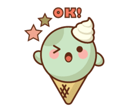 Chibi Ice Cream Friends sticker #11956776