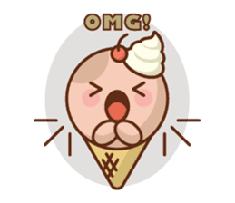 Chibi Ice Cream Friends sticker #11956779