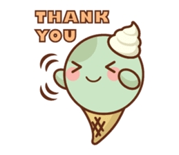 Chibi Ice Cream Friends sticker #11956781