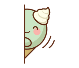 Chibi Ice Cream Friends sticker #11956782