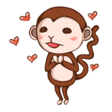 Joy the Monkey sticker #11957918