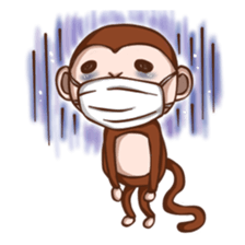 Joy the Monkey sticker #11957920