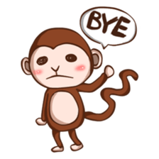 Joy the Monkey sticker #11957923
