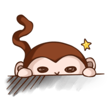 Joy the Monkey sticker #11957928