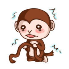 Joy the Monkey sticker #11957930