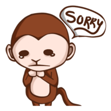 Joy the Monkey sticker #11957931