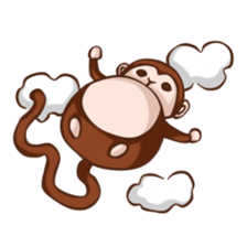 Joy the Monkey sticker #11957937