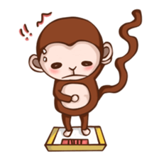 Joy the Monkey sticker #11957940