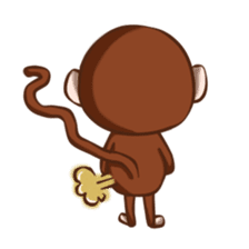 Joy the Monkey sticker #11957946