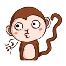 Joy the Monkey sticker #11957947