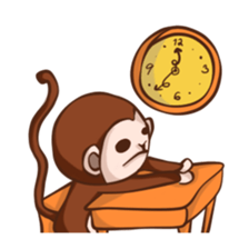 Joy the Monkey sticker #11957948