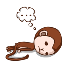 Joy the Monkey sticker #11957949