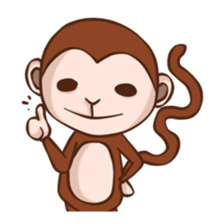 Joy the Monkey sticker #11957950