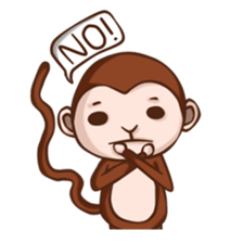 Joy the Monkey sticker #11957951