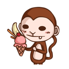 Joy the Monkey sticker #11957952