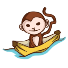Joy the Monkey sticker #11957955