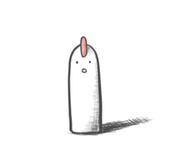 Chick sometimes chicken 's . sticker #11958185